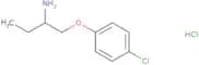 1-(4-Chlorophenoxy)butan-2-amine hydrochloride
