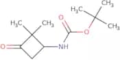 tert-butyl N-(2,2-dimethyl-3-oxocyclobutyl)carbamate