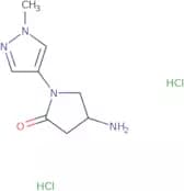 4-Amino-1-(1-methyl-1H-pyrazol-4-yl)pyrrolidin-2-one dihydrochloride