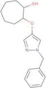 (1R,2R)-2-[(1-Benzyl-1H-pyrazol-4-yl)oxy]cycloheptan-1-ol