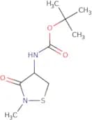 tert-Butyl N-[(4R)-2-methyl-3-oxo-1,2-thiazolidin-4-yl]carbamate