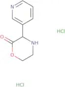 3-(Pyridin-3-yl)morpholin-2-one dihydrochloride
