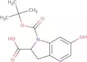 1-[(tert-Butoxy)carbonyl]-6-hydroxy-2,3-dihydro-1H-indole-2-carboxylic acid