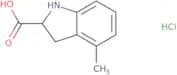 4-Methyl-2,3-dihydro-1H-indole-2-carboxylic acid hydrochloride