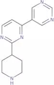 2-(Piperidin-4-yl)-4-(pyrimidin-5-yl)pyrimidine