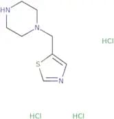 1-[(1,3-Thiazol-5-yl)methyl]piperazine trihydrochloride