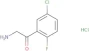 2-Amino-1-(5-chloro-2-fluorophenyl)ethan-1-one hydrochloride