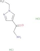 2-Amino-1-(1-ethyl-1H-pyrazol-4-yl)ethan-1-one dihydrochloride