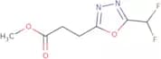Methyl 3-[5-(difluoromethyl)-1,3,4-oxadiazol-2-yl]propanoate