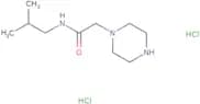 N-(2-Methylpropyl)-2-(piperazin-1-yl)acetamide dihydrochloride