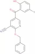 2-(Benzyloxy)-5-(5-fluoro-2-hydroxybenzoyl)pyridine-3-carbonitrile