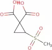 2-Methanesulfonylcyclopropane-1,1-dicarboxylic acid