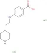 4-{[2-(Piperazin-1-yl)ethyl]amino}benzoic acid dihydrochloride