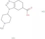 1-(1-Methylpiperidin-4-yl)-4,5,6,7-tetrahydro-1H-1,2,3-benzotriazole-6-carboxylic acid dihydrochlo…