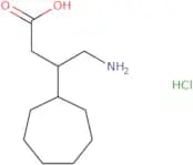 4-Amino-3-cycloheptylbutanoic acid hydrochloride