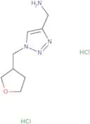 {1-[(Oxolan-3-yl)methyl]-1H-1,2,3-triazol-4-yl}methanamine dihydrochloride