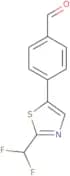 4-[2-(Difluoromethyl)-1,3-thiazol-5-yl]benzaldehyde