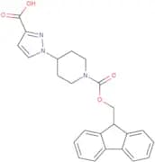 1-(1-{[(9H-Fluoren-9-yl)methoxy]carbonyl}piperidin-4-yl)-1H-pyrazole-3-carboxylic acid