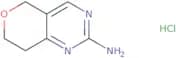 5H,7H,8H-Pyrano[4,3-d]pyrimidin-2-amine hydrochloride