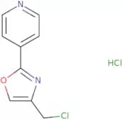 4-[4-(Chloromethyl)-1,3-oxazol-2-yl]pyridine hydrochloride