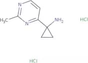 1-(2-Methylpyrimidin-4-yl)cyclopropan-1-amine dihydrochloride