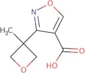 3-(3-Methyloxetan-3-yl)-1,2-oxazole-4-carboxylic acid
