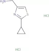 (2-Cyclopropyl-1,3-thiazol-4-yl)methanamine dihydrochloride