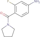 3-Fluoro-4-(pyrrolidine-1-carbonyl)aniline
