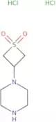 3-(Piperazin-1-yl)-1λ⁶-thietane-1,1-dione dihydrochloride
