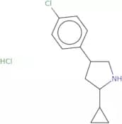 4-(4-Chlorophenyl)-2-cyclopropylpyrrolidine hydrochloride