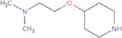 Dimethyl[2-(piperidin-4-yloxy)ethyl]amine