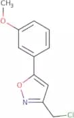 3-(Chloromethyl)-5-(3-methoxyphenyl)-1,2-oxazole