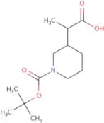 2-(1-(tert-Butoxycarbonyl)piperidin-3-yl)propanoic acid