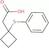 2-[1-(Phenylsulfanyl)cyclobutyl]acetic acid