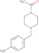 1-{4-[(4-Aminophenyl)methyl]piperazin-1-yl}ethan-1-one