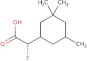 2-Fluoro-2-(3,3,5-trimethylcyclohexyl)acetic acid