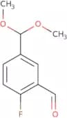 5-(Dimethoxymethyl)-2-fluorobenzaldehyde