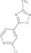 2-Chloro-4-(3-methyl-1,2,4-oxadiazol-5-yl)pyridine