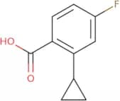 2-Cyclopropyl-4-fluorobenzoic acid