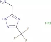 [3-(Trifluoromethyl)-1H-1,2,4-triazol-5-yl]methanamine hydrochloride