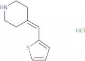 4-[(Thiophen-2-yl)methylidene]piperidine hydrochloride
