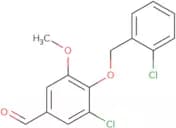 3-Chloro-4-[(2-chlorobenzyl)oxy]-5-methoxybenzaldehyde