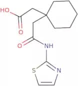 2-(1-{[(1,3-Thiazol-2-yl)carbamoyl]methyl}cyclohexyl)acetic acid