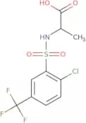 2-[2-Chloro-5-(trifluoromethyl)benzenesulfonamido]propanoic acid