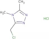 3-(Chloromethyl)-4,5-dimethyl-4H-1,2,4-triazole hydrochloride