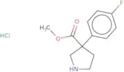 Methyl 3-(4-fluorophenyl)pyrrolidine-3-carboxylate hydrochloride