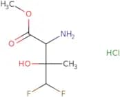 Methyl 2-amino-4,4-difluoro-3-hydroxy-3-methylbutanoate hydrochloride