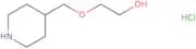 2-[(Piperidin-4-yl)methoxy]ethan-1-ol hydrochloride