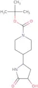 tert-Butyl 4-(4-hydroxy-5-oxopyrrolidin-2-yl)piperidine-1-carboxylate