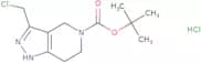 tert-Butyl 3-(chloromethyl)-1H,4H,5H,6H,7H-pyrazolo[4,3-c]pyridine-5-carboxylate hydrochloride